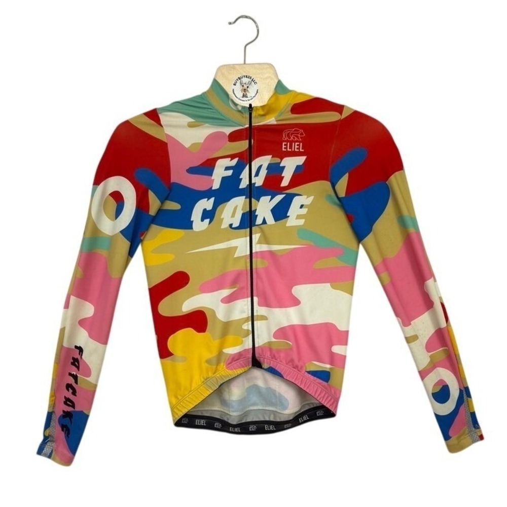 Fat Cake Eliel Thermal Cycling Jersey Men's S Long Sleeve Marin T1